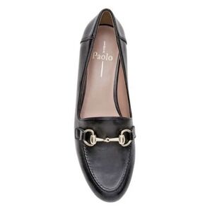 Linea Paolo Women Size Maura Essential Golden Bit Leather Loafers Classic *READ*